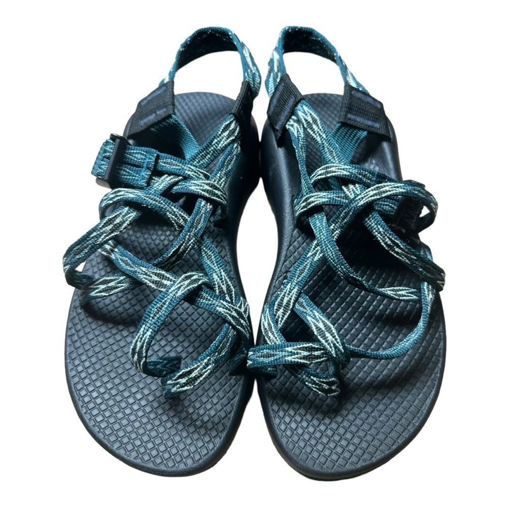 Chaco Zx2 Classic Athletic Sandals Angular Teal J106124 Size 6